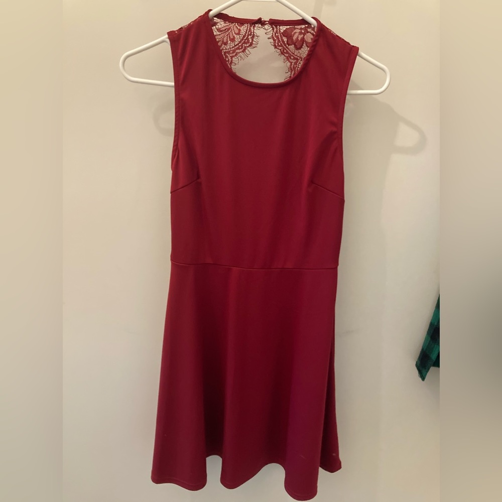 Shein Maroon Dress